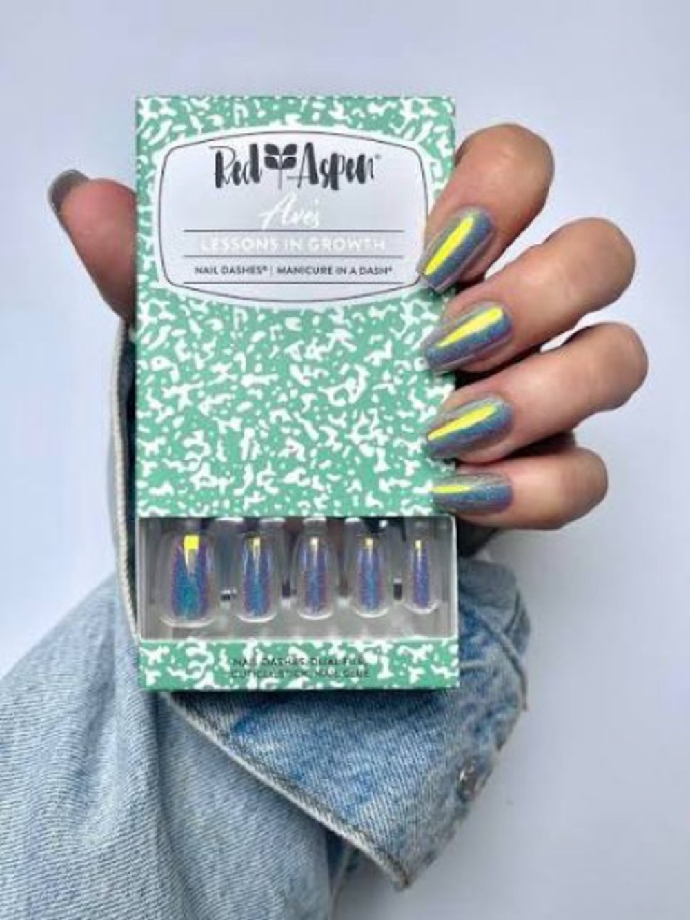 Red Aspen Press-On Nails — Ave’a Lessons In Growth